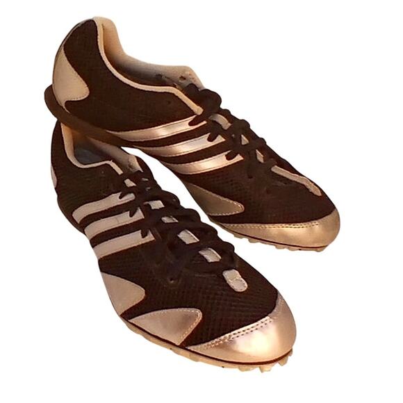 Adidas Cosmos Techstar Mens Black/Silver Track Cleats - Size 9 - Picture 1 of 7